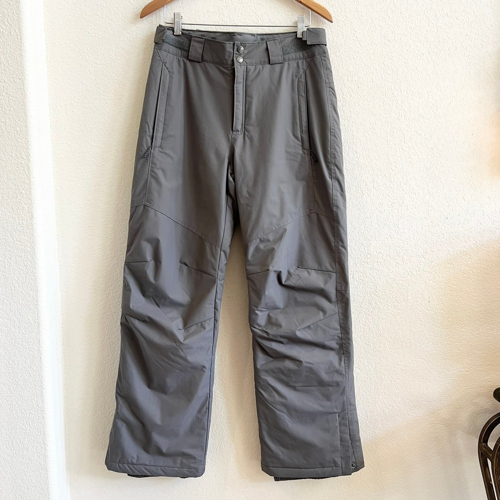 Columbia Bugaboo‎ II Gray Omni-Heat Insulated Ski Snow Pants Sz S Winter Thermal